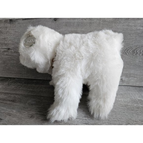 Vintage El Greco Polar Bear Plush Stuffed Animal Made In Greece Rare! 9" Height - Picture 6 of 11